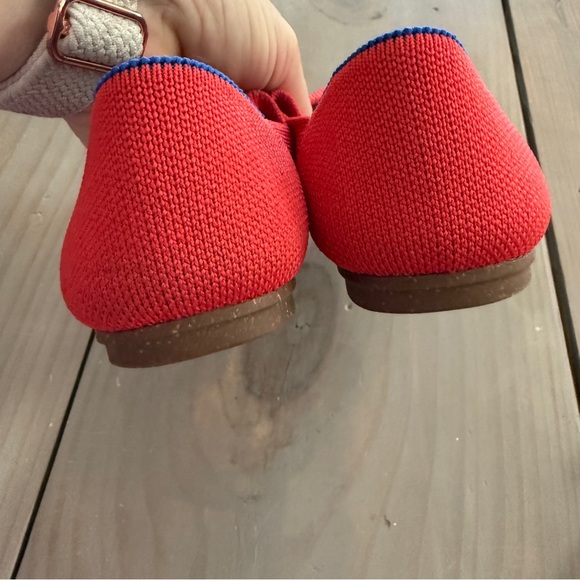 Rothy’s The Kids Mary Jane Glamour Red Size 1 - Picture 10 of 11